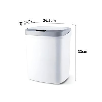 Lixeira Automática Inteligente Com Sensor 16 Litros Cor:Branco
