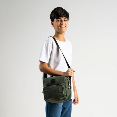 Lancheria Térmica Juvenil Masculina Color Block  Verde Escuro U / Verde escuro