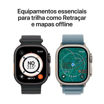 Apple Watch Ultra 3 GPS+ Cellular 49mm Pulseira Loop Alpina Preta