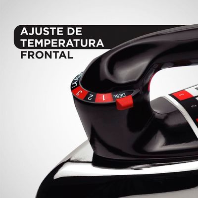 Ferro de Passar a Seco Black Decker VFA1110TM2 com Base de Alumínio preto
