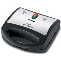 Crepeira Pratic Crepe &amp; Hot Dog Mondial CP-01 Prepara 6 Crepes com 850W de Potência - Preta
