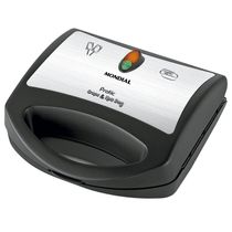 Crepeira Pratic Crepe &amp; Hot Dog Mondial CP-01 Prepara 6 Crepes com 850W de Potência - Preta