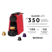 Máquina de Café Nespresso Essenza Mini D30 com Kit Boas Vindas - Vermelha