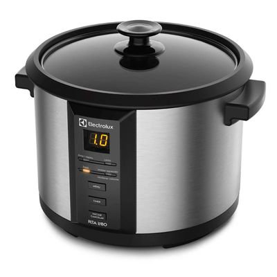 Panela Elétrica Multiuso Electrolux Chef ECC20 Digital 1,8 L - Preta/Inox Preto,Aço escovado / 220