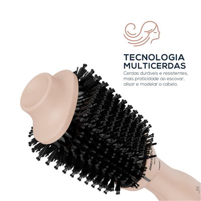 Escova Secadora Soft Britânia BEC07 1300w Bivolt - Rosa