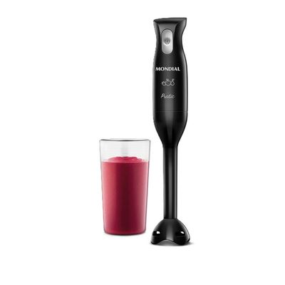 Mixer Mondial Pratic M-15-B 2 em 1 com Copo Medidor Preto – 200 W Preto / 220
