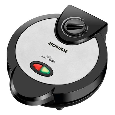 Máquina de Waffle Mondial Waffle Maker GW 01 - Preta Preto