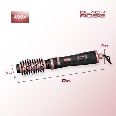 Escova Rotativa Mondial ERB-01 1200 W Bivolt - Preto/Golden Rose
