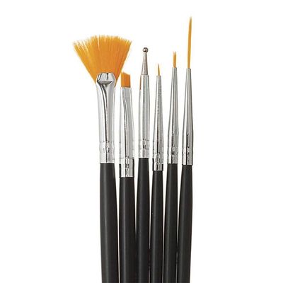Kit 6 Pincéis Decoração De Unhas Traços E Detalhes Belliz