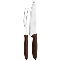 Conjunto para Churrasco Trinchante Tramontina Plenus em Aço Inox e Polipropileno – 2 Peças