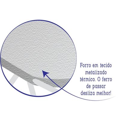 Tábua de Passar Utimil Casaútil com Forro Térmico