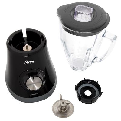Liquidificador Oster Super Chef Preto com Copo de Vidro 750W e 8 Velocidades Preto / 220