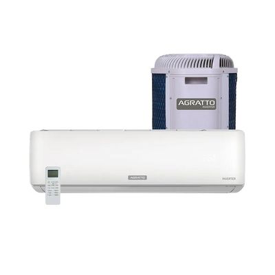 Ar Condicionado 9000 Btus Split Hi Wall Inverter Agratto Quente e Frio Zen Top 220v