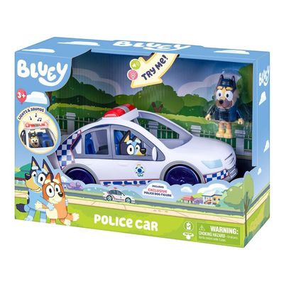 Carro de Polícia da Bluey com Luzes e Sons