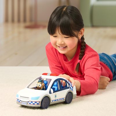 Carro de Polícia da Bluey com Luzes e Sons