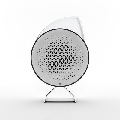 Ventilador de Mesa Portátil USB Praxis Branco com Preto / 110v