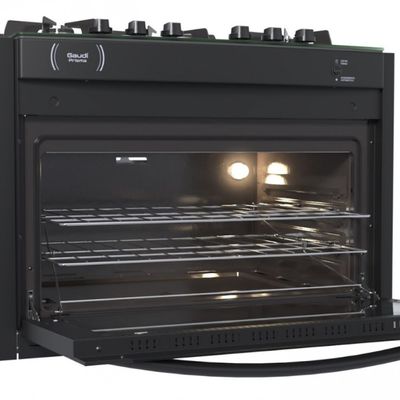 Fogao de Embutir 5 Bocas Venax Gaudi Prisma Vitreo Bl Venax Preto / Bivolt