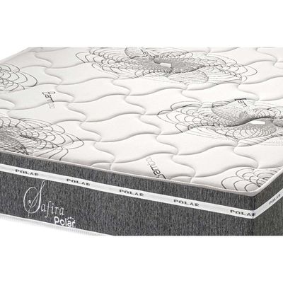 Colchão Casal Molas Polar Ensacadas Safira 138x188x24