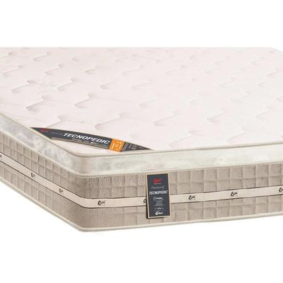 Cama Box CRC King +Colchão Molas Master Pocket Premium Castor 193x203