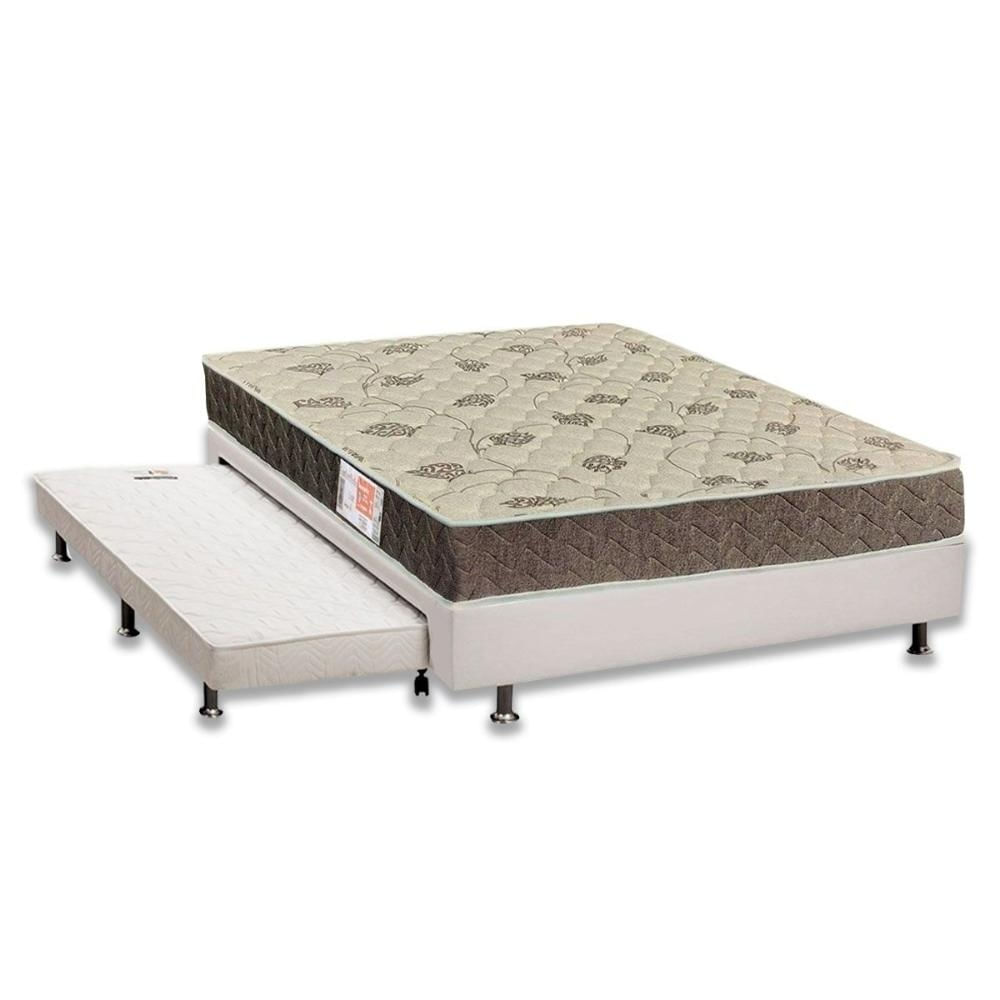 Cama Box CRC Casal +Colchão D33 Comfortpedic Orthoflex 138