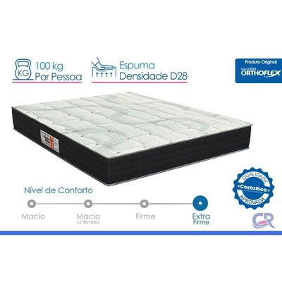 Cama Box Baú CRC Queen +Colchão Anatômico Ortopédico Sogni Orthoflex -