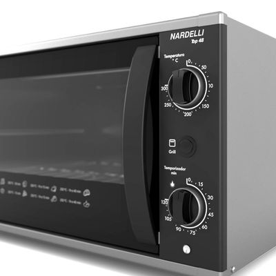 Forno Eletrico Nardelli 48 Litros Preto Top 48 220v