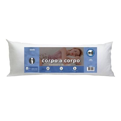 Travesseiro Sonolin Corpo a Corpo 135 x 50 cm - Branco