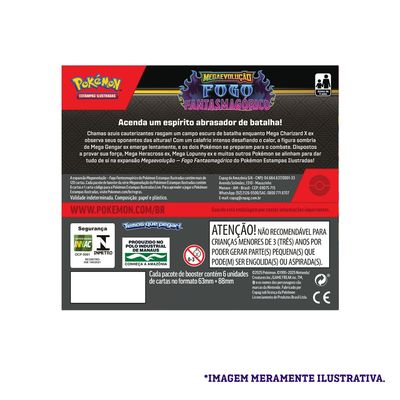 Jogo de Cartas Pokémon Blister Unitário Copag UNICA