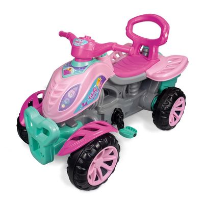 Quadriciclo Infantil Maral Lady Star com Pedal UNICA