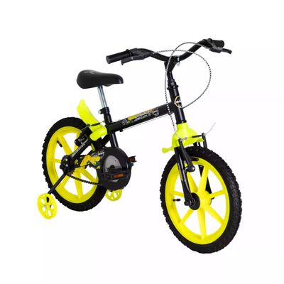 Bicicleta A16 Dino Amarelo e Preto TK3 UNICA