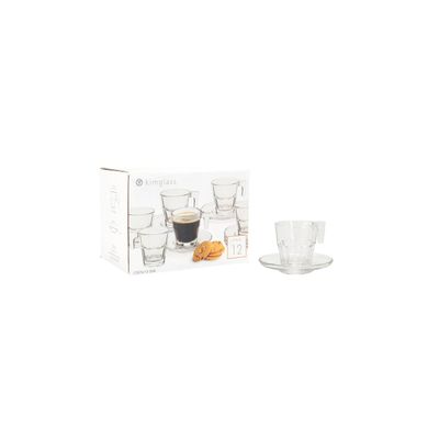 Conjunto de Xícaras de Café Le Expresso em Vidro 6 Peças 70ml UNICA