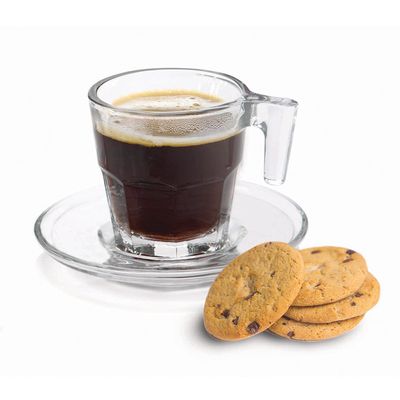 Conjunto de Xícaras de Café Le Expresso em Vidro 6 Peças 70ml UNICA