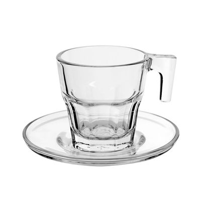 Conjunto de Xícaras de Café Le Expresso em Vidro 6 Peças 70ml UNICA