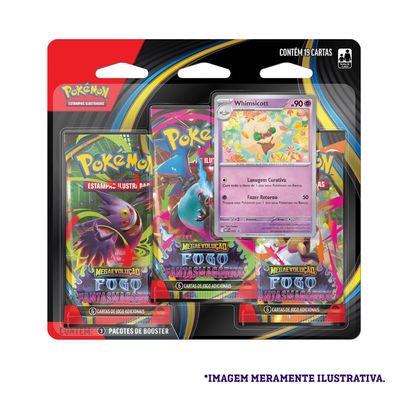 Jogo de Cartas Pokémon Blister Triplo Copag UNICA