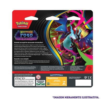 Jogo de Cartas Pokémon Blister Triplo Copag UNICA