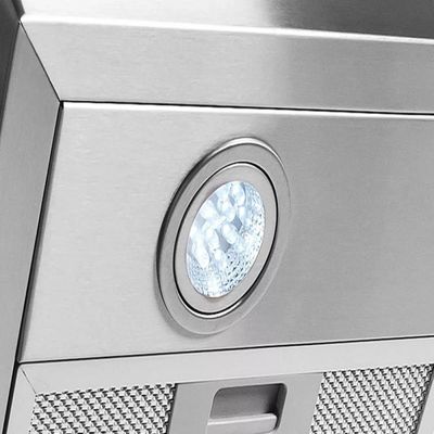 Coifa de Parede Nardelli Vidro Curvo Duto Slim 90cm Inox 220V