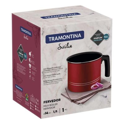 Fervedor Tramontina Sicilia  Antiaderente Excellent Vermelho