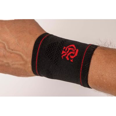 Protetor De Punho Preto Vermelho P Flamengo Compressão