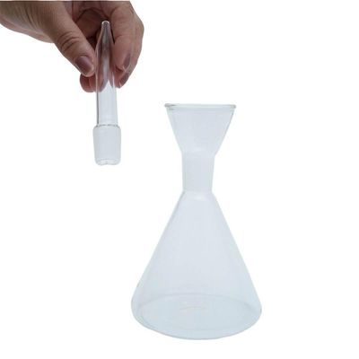 Kit 2 Galheteiros Azeite e Vinagre 250ml Bico Dosador Vidro Transparente Borea Oikos
