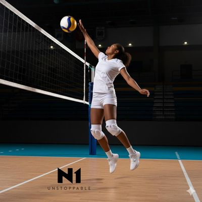Joelheira Spry Branco P Knit 3D Eva 15Mm Proteção Impacto