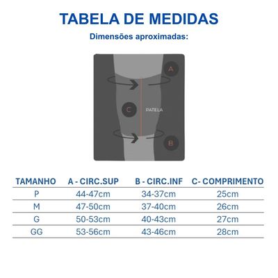 Joelheira Spry Cbv Branco M Linha Pro Knit 3D Compressão