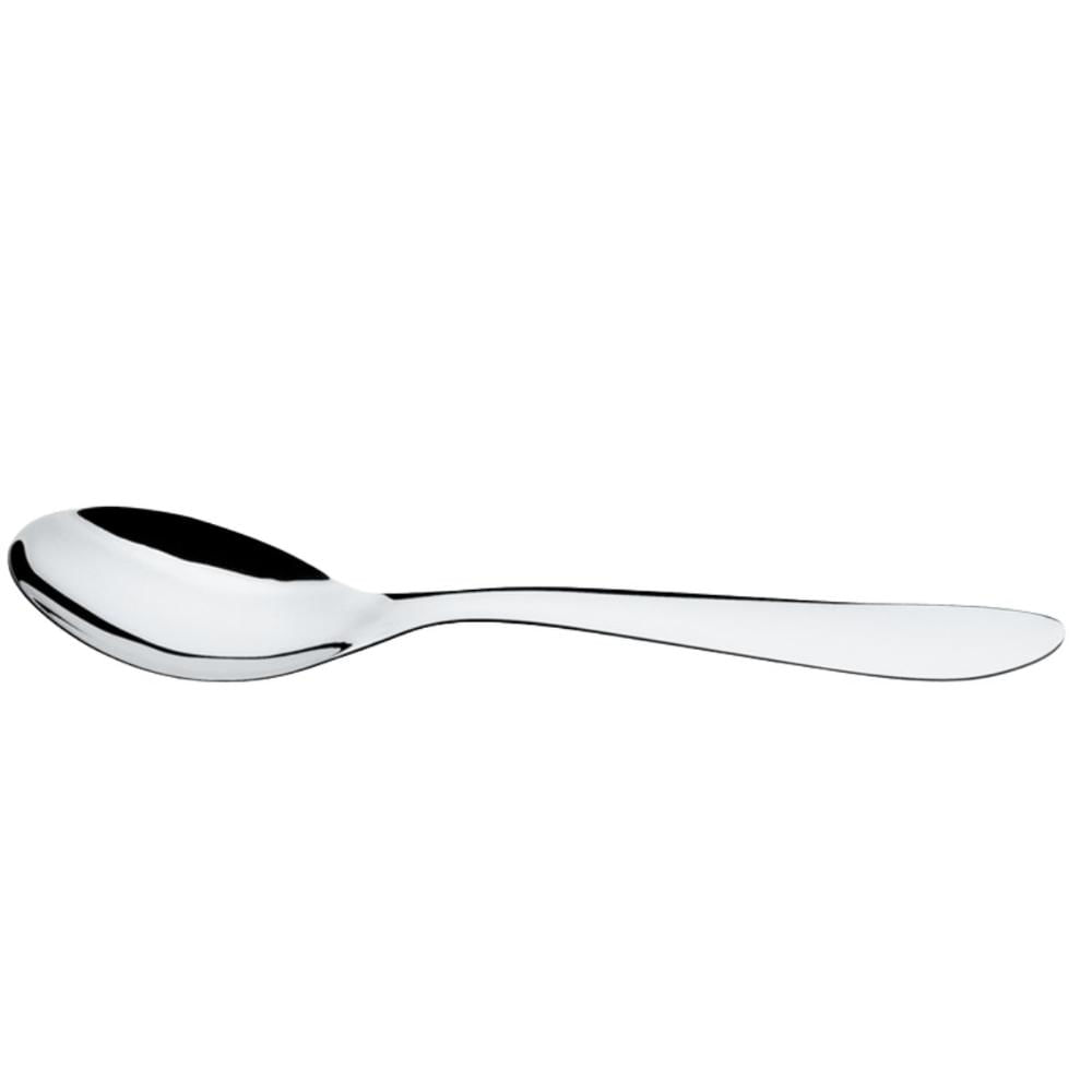 Jogo 12 Peças Colher de Sopa Mesa Bellagio Inox Talheres Brinox 19cm Mesa Posta