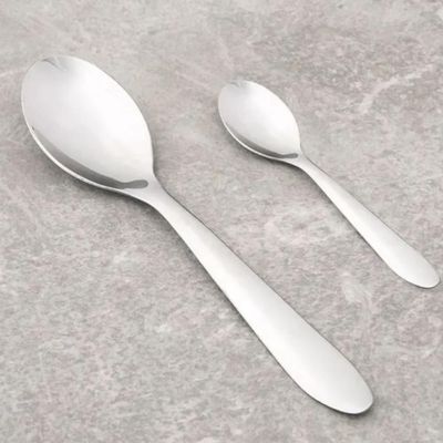 Jogo 12 Peças Colher de Sopa Mesa Bellagio Inox Talheres Brinox 19cm Mesa Posta Inox