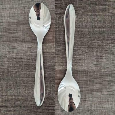 Jogo 12 Peças Colher de Sopa Mesa Bellagio Inox Talheres Brinox 19cm Mesa Posta Inox