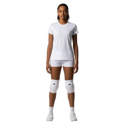 Joelheira Spry Branco M Knit 3D Eva 15Mm Proteção Impacto