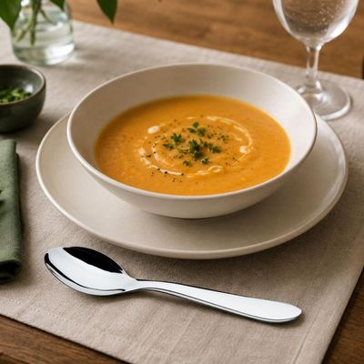 Jogo 12 Peças Colher de Sopa Mesa Bellagio Inox Talheres Brinox 19cm Mesa Posta Inox