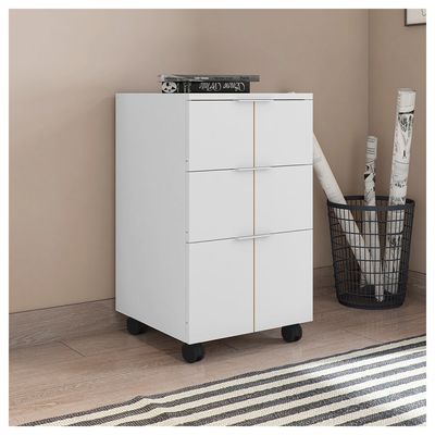 Gaveteiro Cubic 3 Gavetas Caemmun Branco