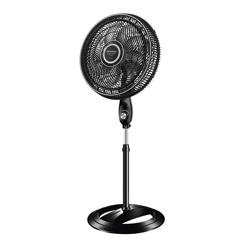 Ventilador Coluna 40cm Super Turbo Force Mondial Preto/Prata VSTF-40C-8P-BS