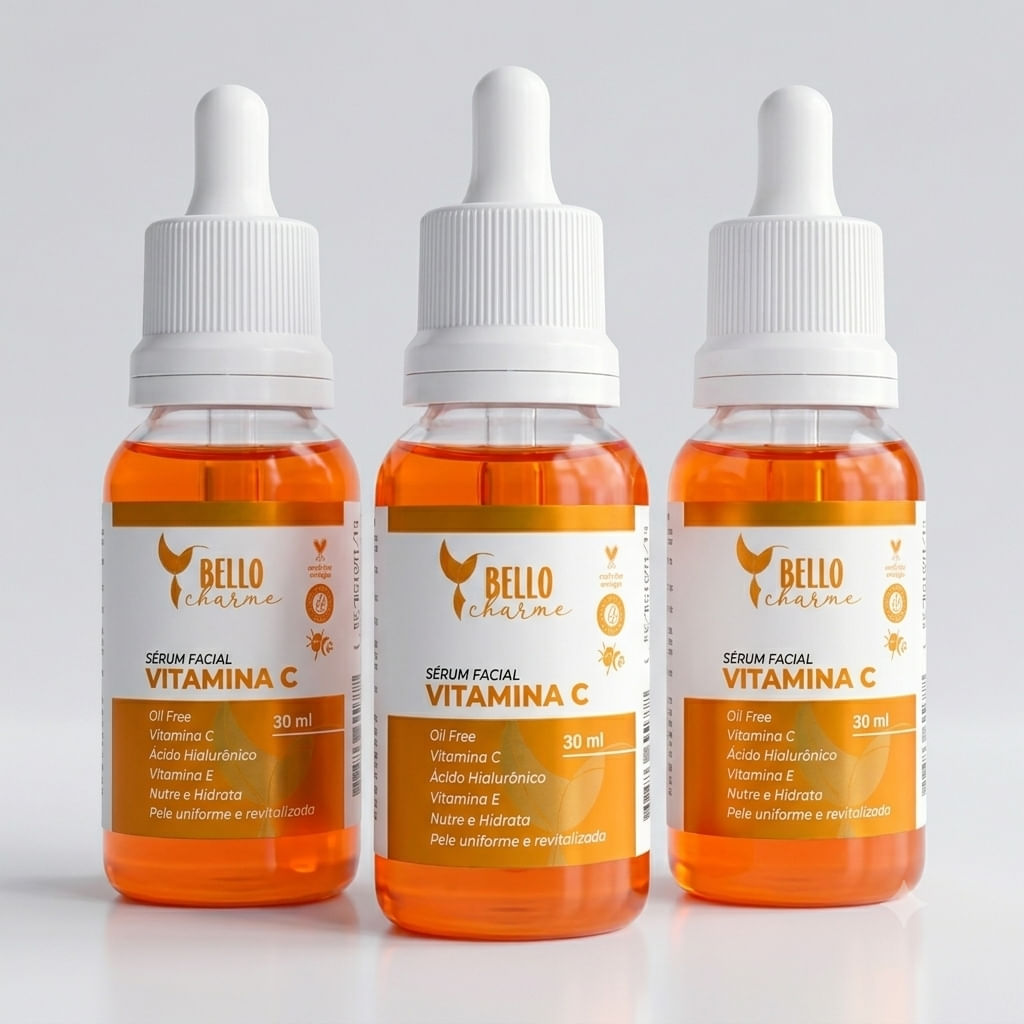 Kit Sérum Facial Vitamina C 30ml - Leve 3 Pague 2