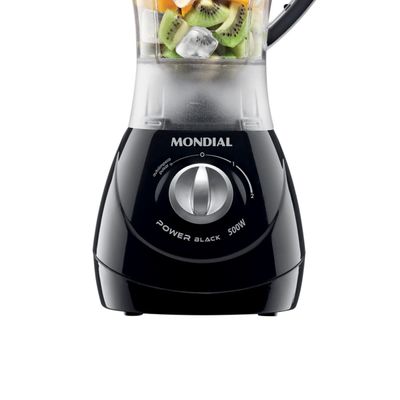 Liquidificador Mondial Power 2 Black L-28 Preto - 127V UNICA